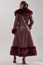 Akira-Vivian-Fur-Trim-Coat-Back