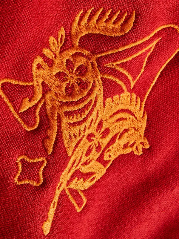 Alchemai Year of Horse Red Hoodie