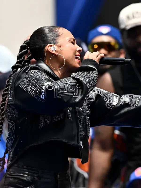 Alicia Keys Knicks Jacket