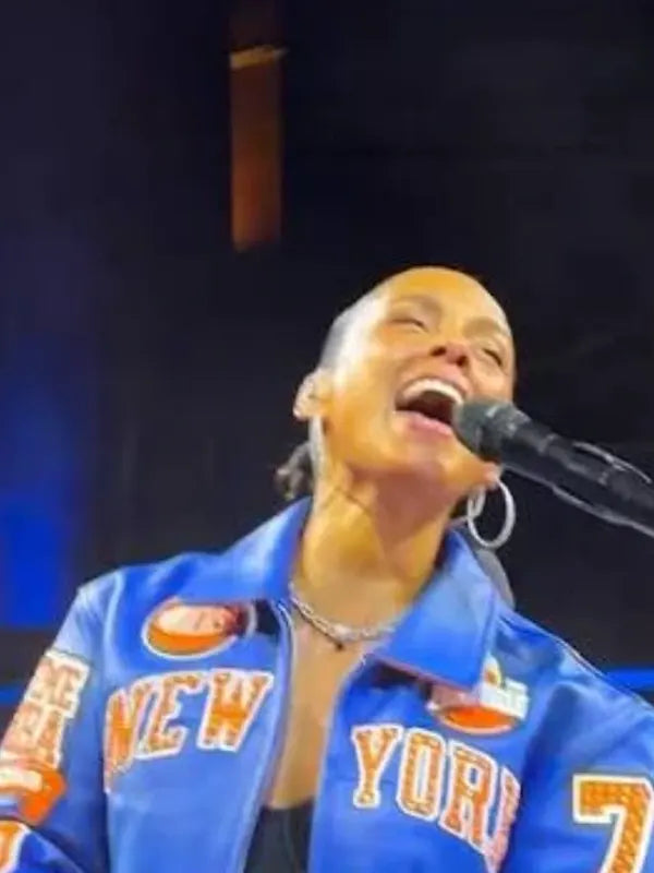 Alicia Keys Knicks Jacket