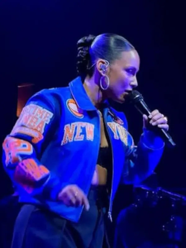 Alicia Keys Knicks Jacket