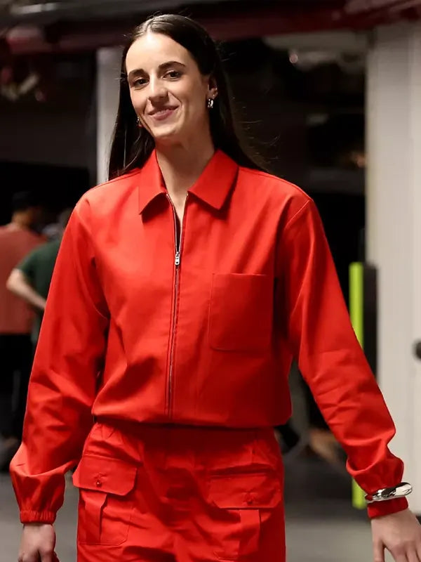 All-Star Game 2026 Caitlin Clark Red Jacket