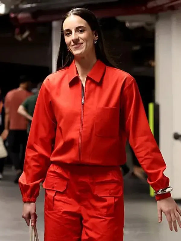 All-Star Game 2026 Caitlin Clark Red Jacket