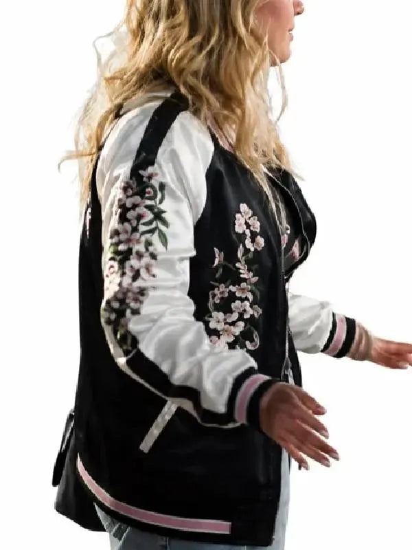 All Night Wrong 2026 Maria Bakalova Versity Jacket - Embroidery