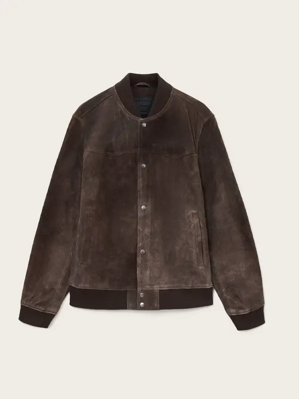 All Saints Bomber Jacket Brown