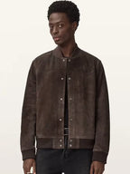 All Saints Bomber Jacket Brown
