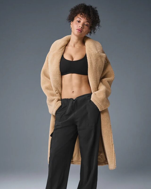 Alo Oversized Sherpa Trench Coat