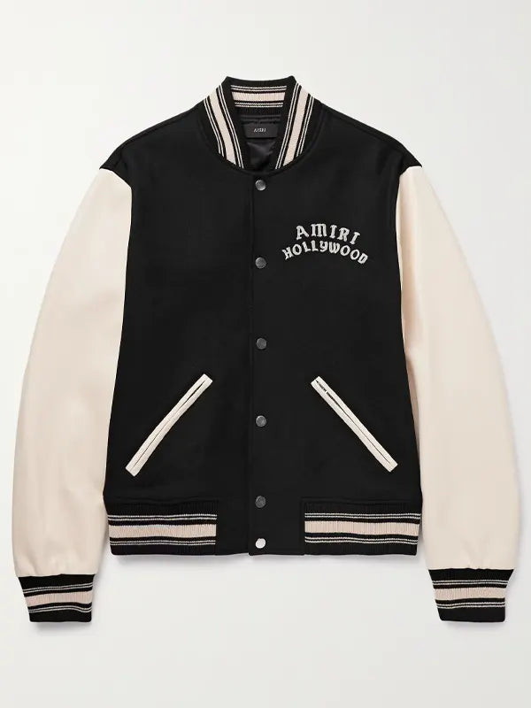 Amiri Cropped Varsity Jacket