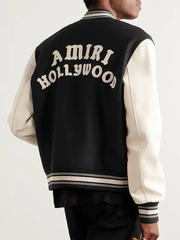 Amiri Cropped Varsity Jacket