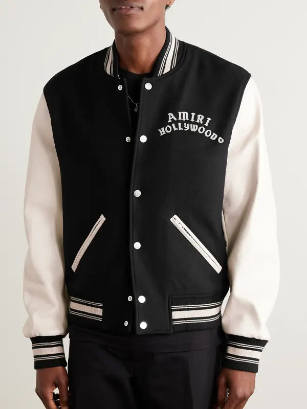 Amiri Cropped Varsity Jacket