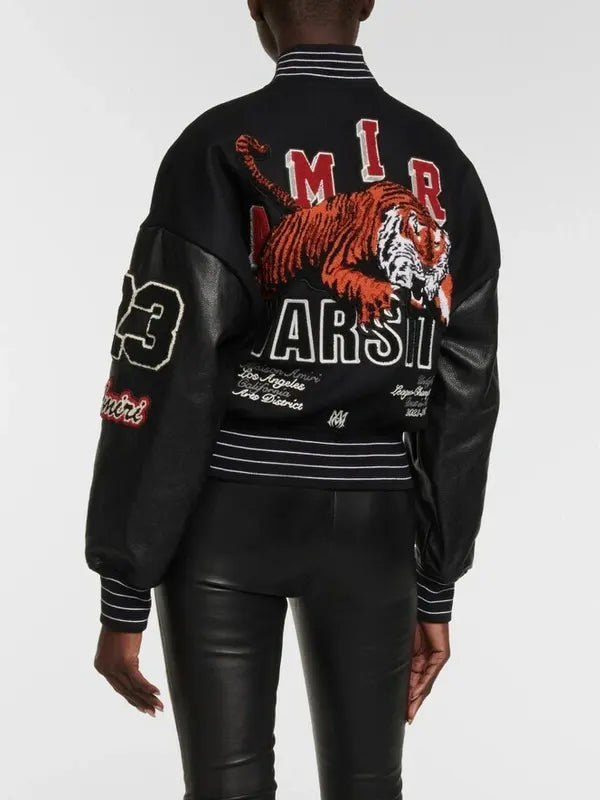 Amiri Cropped Varsity Jacket