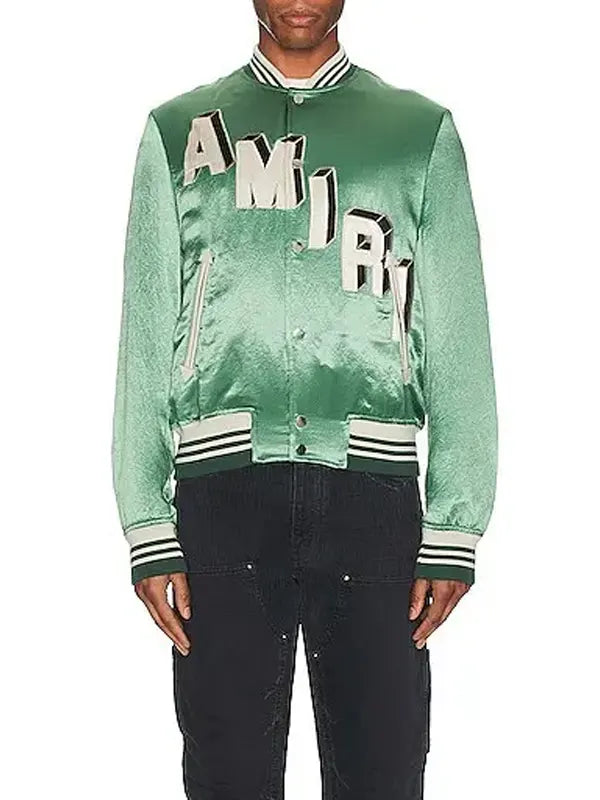 Amiri Cropped Varsity Jacket
