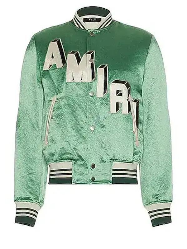 Amiri Cropped Varsity Jacket