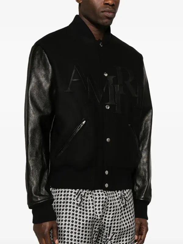 Amiri Cropped Varsity Jacket