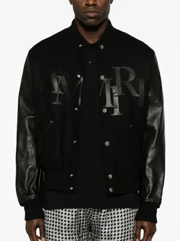 Amiri Cropped Varsity Jacket