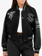 Amiri Cropped Varsity Jacket