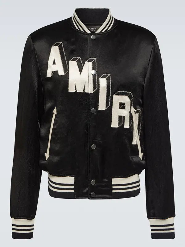 Amiri Cropped Varsity Jacket