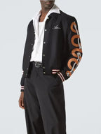 Amiri Cropped Varsity Jacket