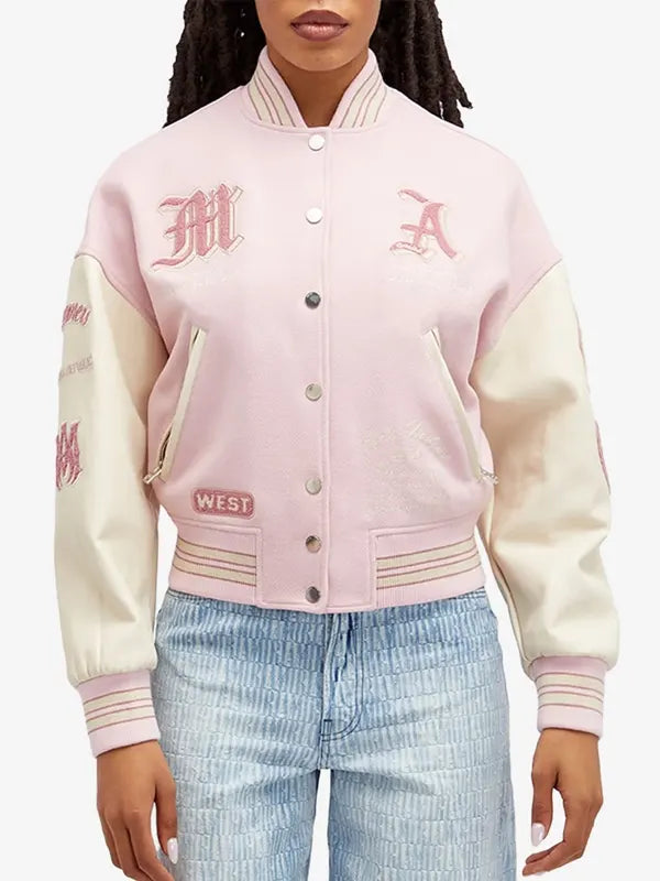 Amiri Cropped Varsity Jacket