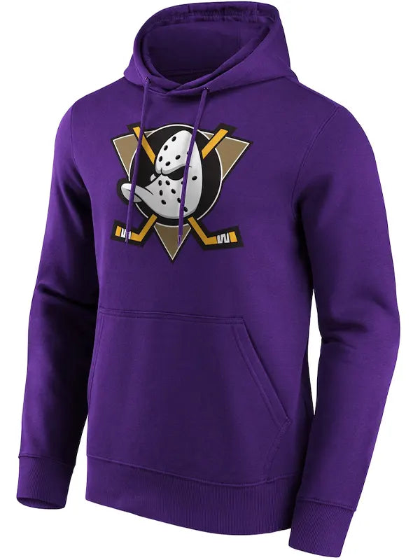 Anaheim Ducks Hoodie Purple