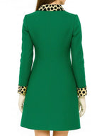 Anne Hathaway The Devil Wears Prada 2 Green Wool Coat