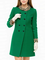 Anne Hathaway The Devil Wears Prada 2 Green Wool Coat