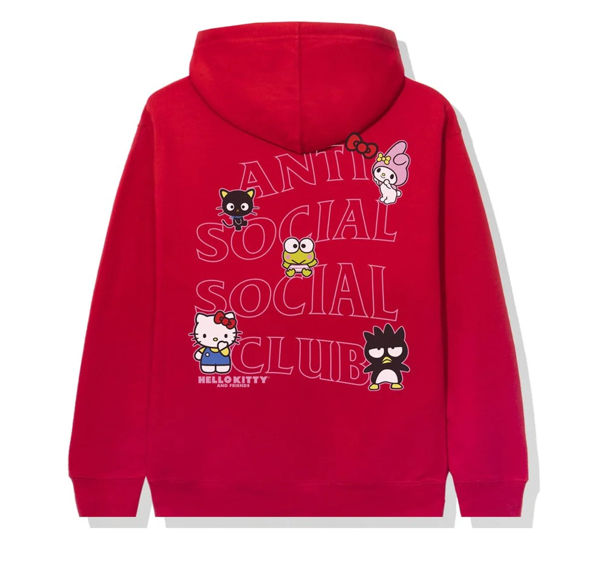Anti Social Social Club Hoodie Red