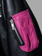 Anti Social Social Club Leather Jacket