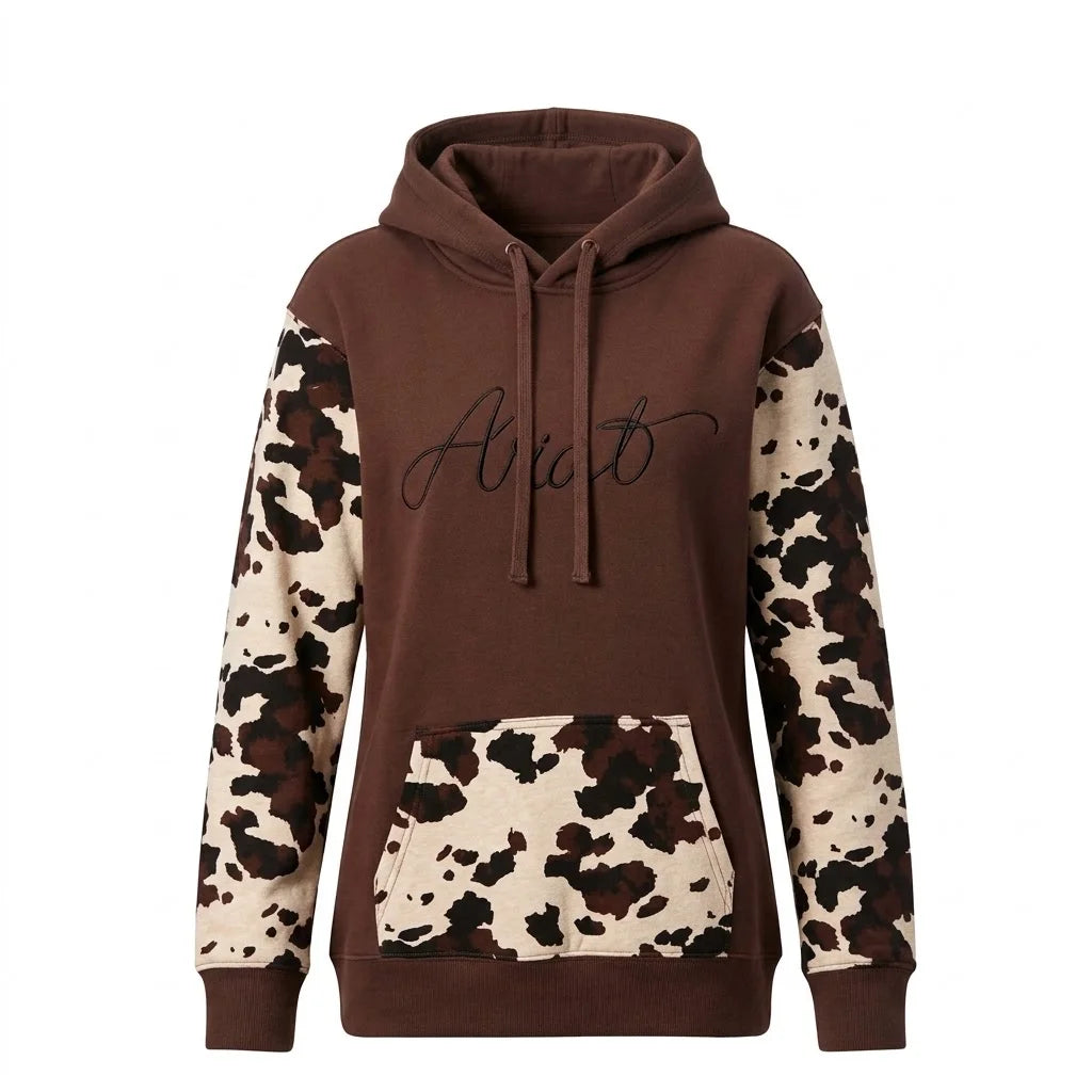 Ariat Cow Print Hoodie