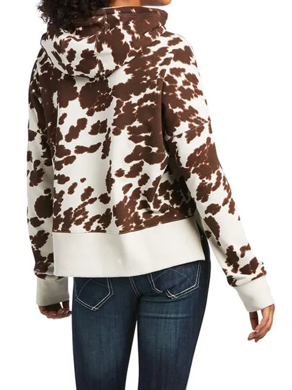 Ariat Cow Print Hoodie