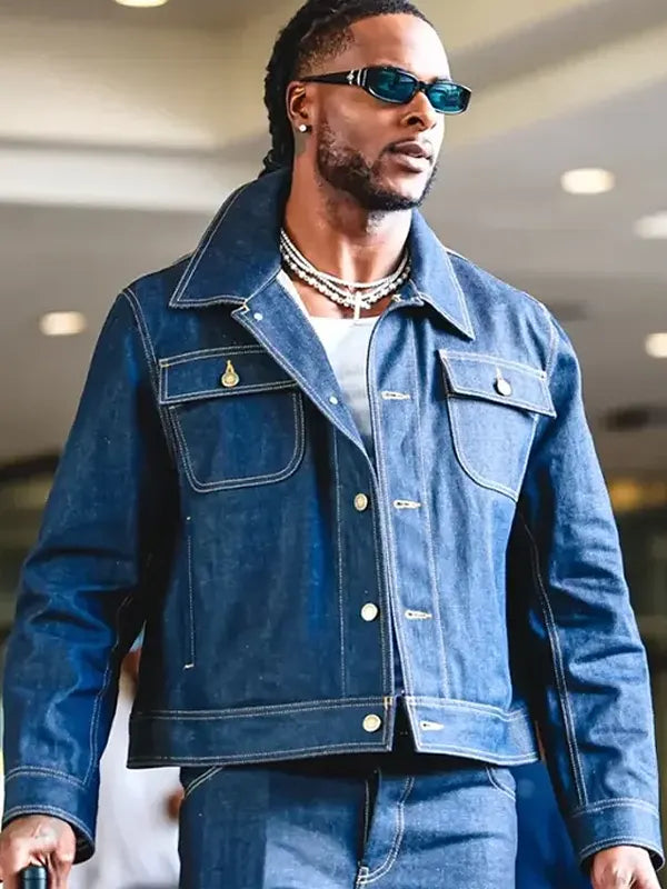 Arriving Davante Adams Blue Jacket