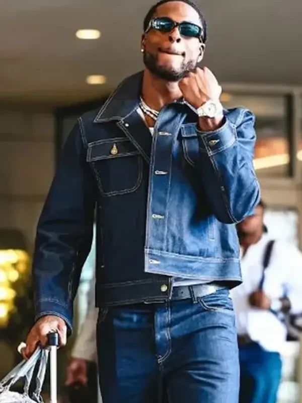 Arriving Davante Adams Blue Jacket