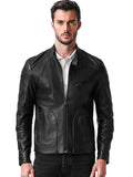 Automobili Lamborghini Leather Biker Jacket