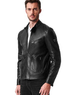 Automobili Lamborghini Leather Biker Jacket