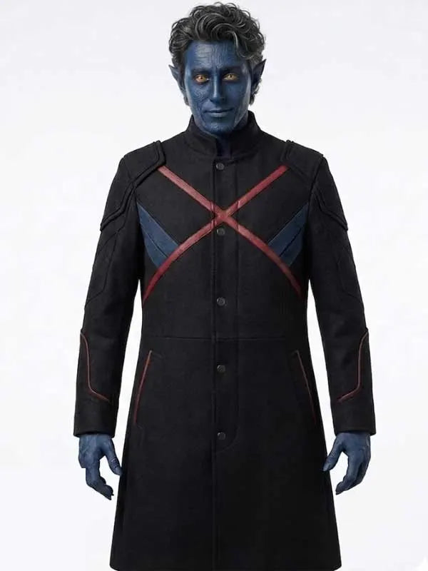Avengers Doomsday Alan Cumming Kurt Wagner Black Wool Coat