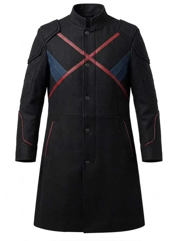 Avengers Doomsday Alan Cumming Kurt Wagner Black Wool Coat