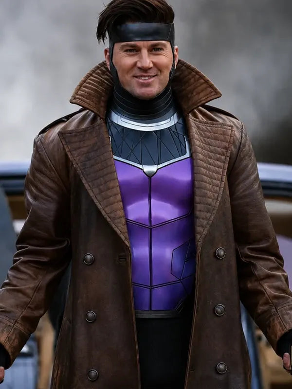 Avengers Doomsday Gambit Brown Trench Coat