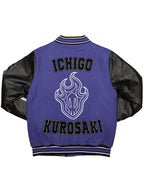 BLEACH-Ichigo-Kurosaki-Purple-Varsity-Jacket-Back