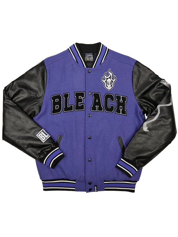 BLEACH-Ichigo-Kurosaki-Purple-Varsity-Jacket