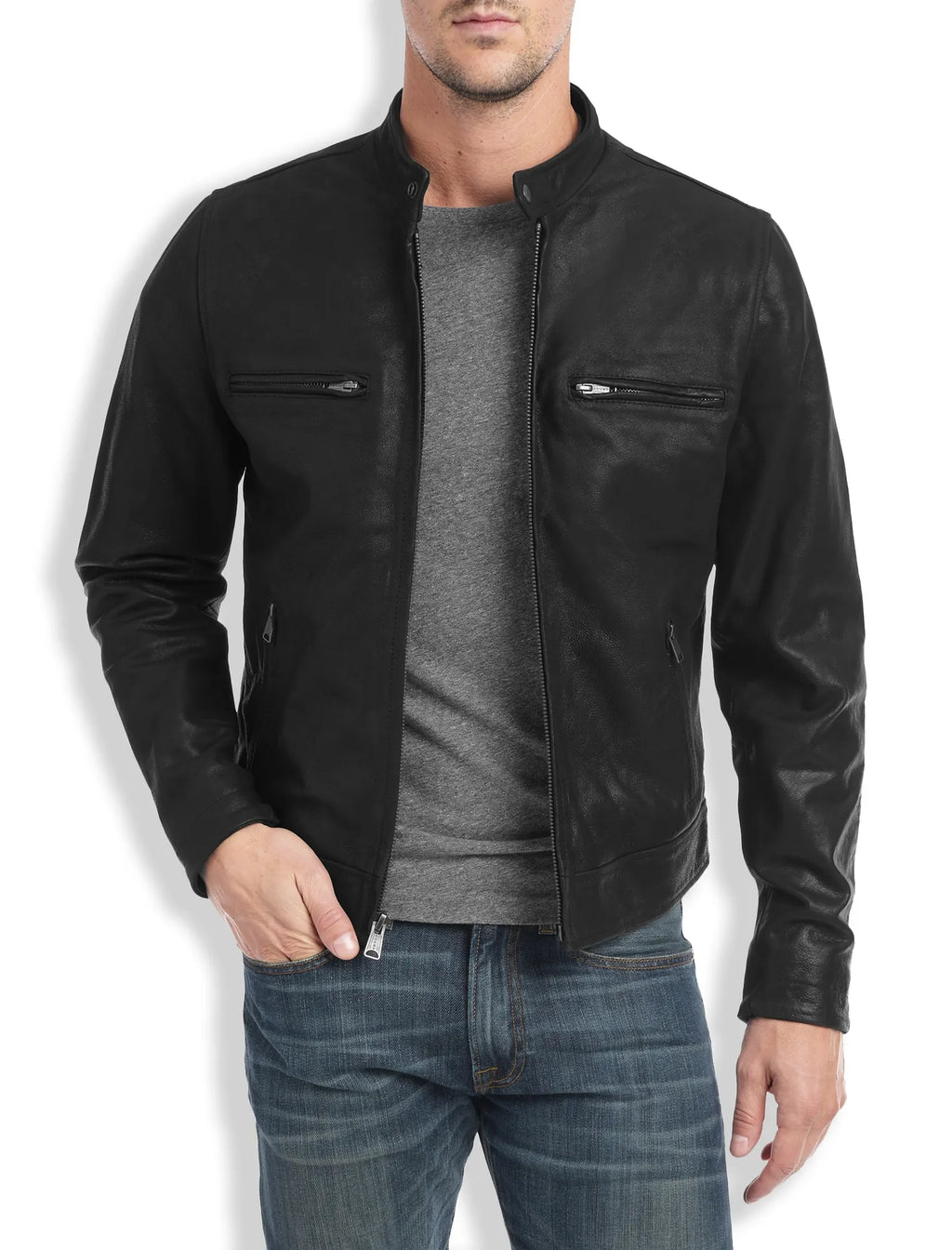 Lucky Brand Bonneville Leather Jacket