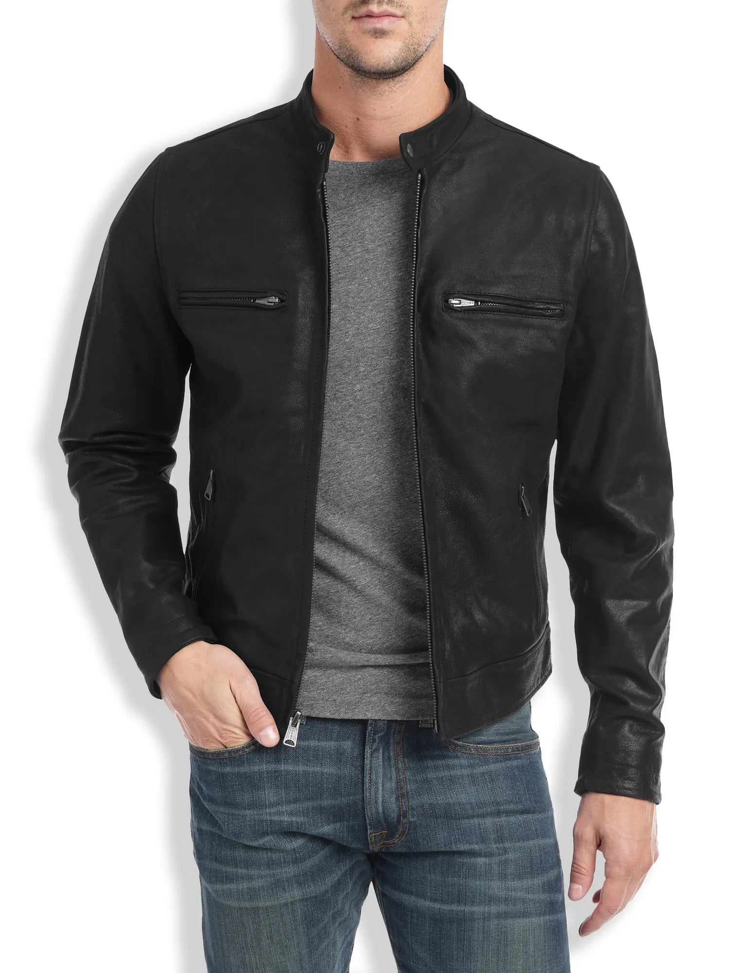 Lucky Brand Bonneville Leather Jacket