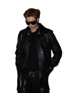 BTS RM World Tour Arirang Black Leather Jacket