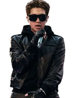 BTS RM World Tour Arirang Black Leather Jacket