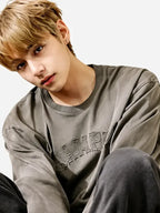 BTS V x Champion Grey Sweatshirt