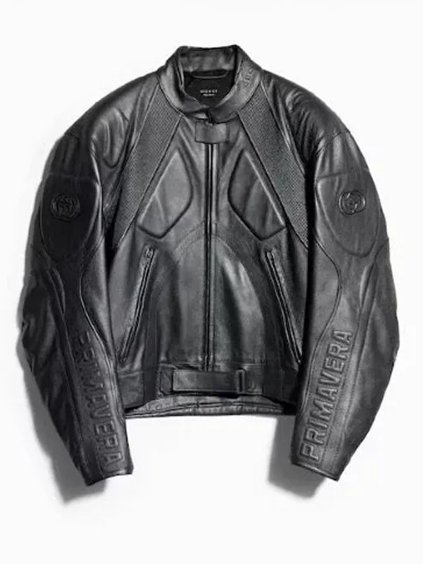 BTS Jin Primavera Moto Leather Jacket