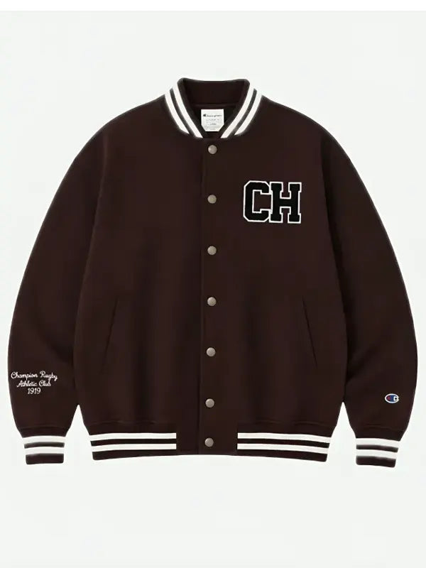 BTS TAEHYUNG x Champion Varsity Jacket