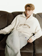 BTS V Champion Athletic Club Off Whitte Sweatshirt
