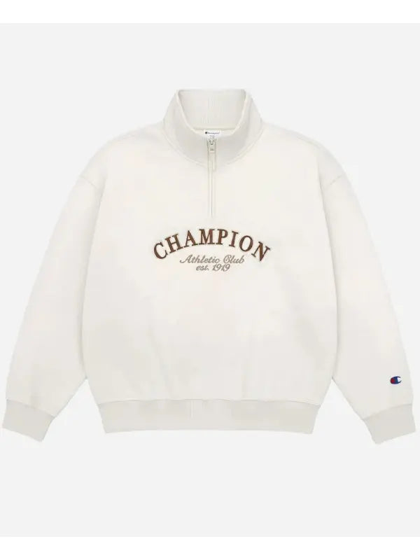 BTS V Champion Athletic Club Off Whitte Sweatshirt
