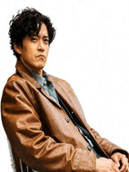 Bad Lieutenant Tokyo 2026 Shun Oguri Brown Leather Coat