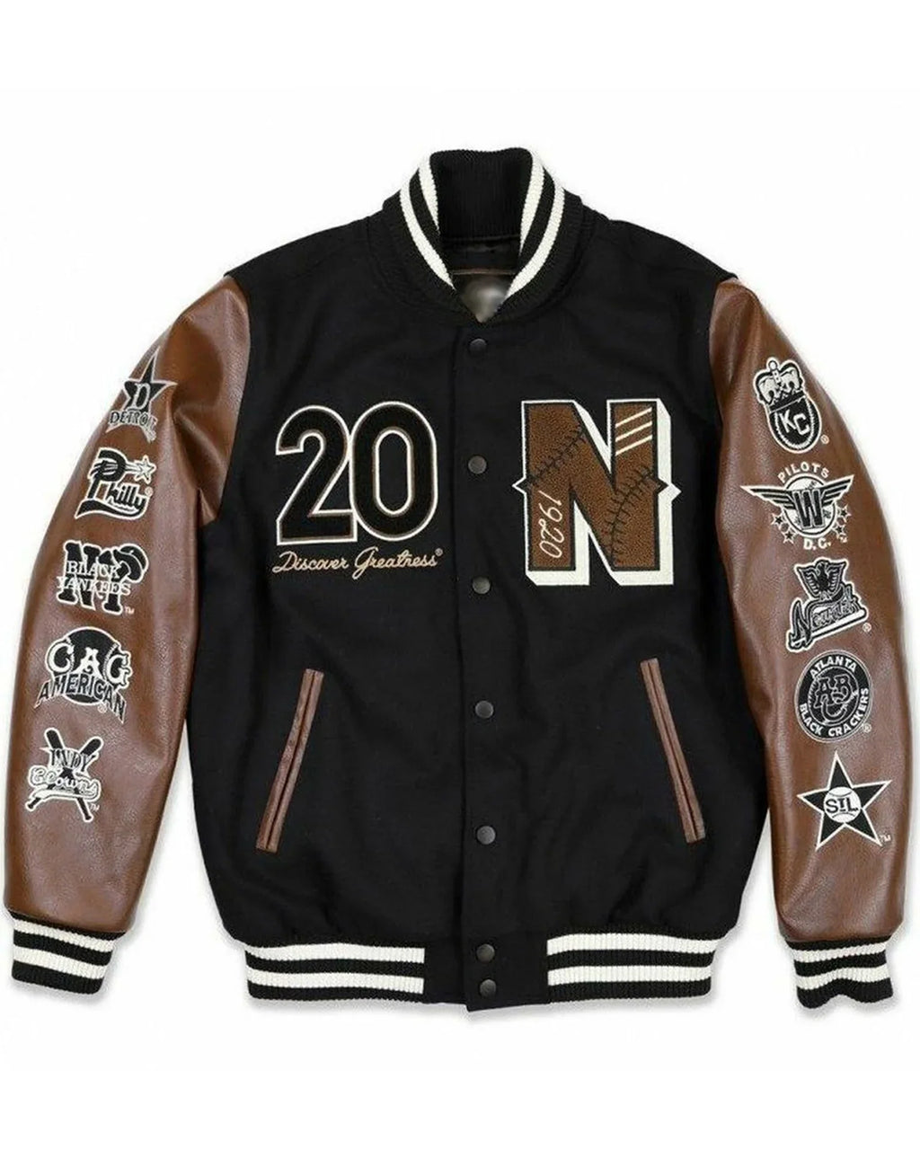 Baseball-Negro-League-Letterman-Jacket
